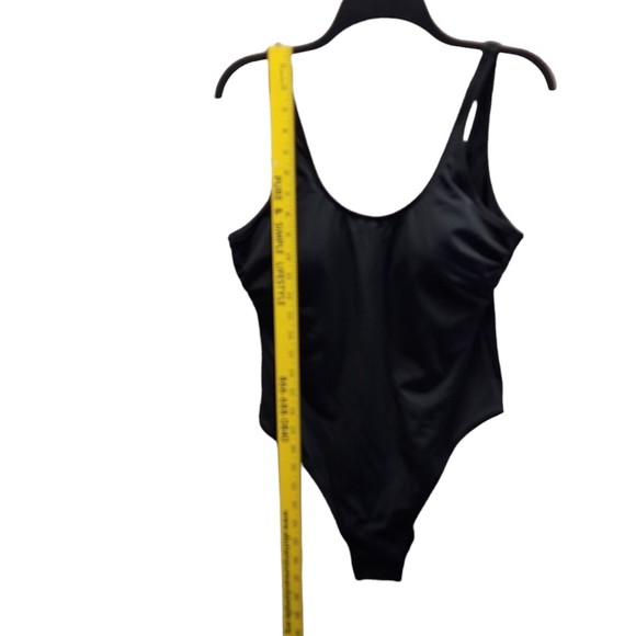 Swimsuits For All Ashley Graham Women's Black One Piece Bathing Suit Size 12 NWT - Picture 7 of 10